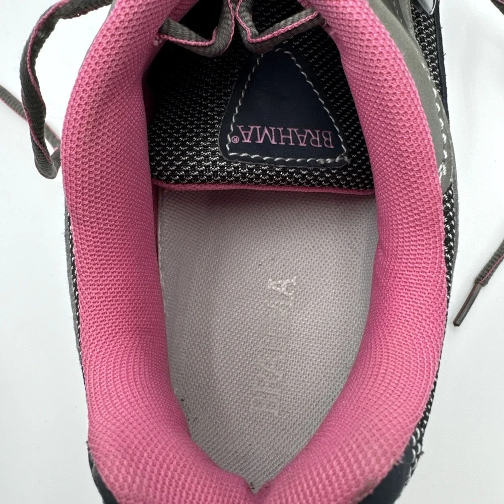 Brahma for Her Steel Toe Work Sneakers Sarah St Navy Blue & Pink Women's size 11 - Picture 9 of 14